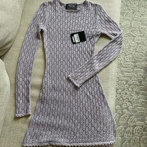 NWT Reformation Birkin Dress in Lilac (XS)